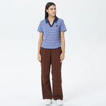 Striped Polo Shirt for Women Image