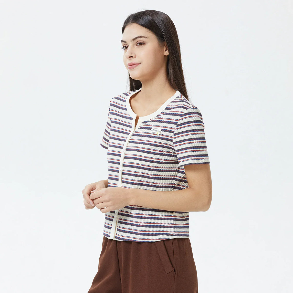 Striped T.Shirt for Women Image