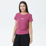 Purple-Red Embroidery T.Shirt for Women Image