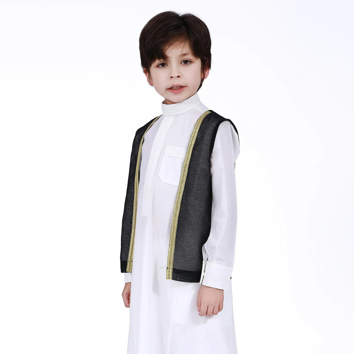 Embroidery Waistcoat For Boys Image