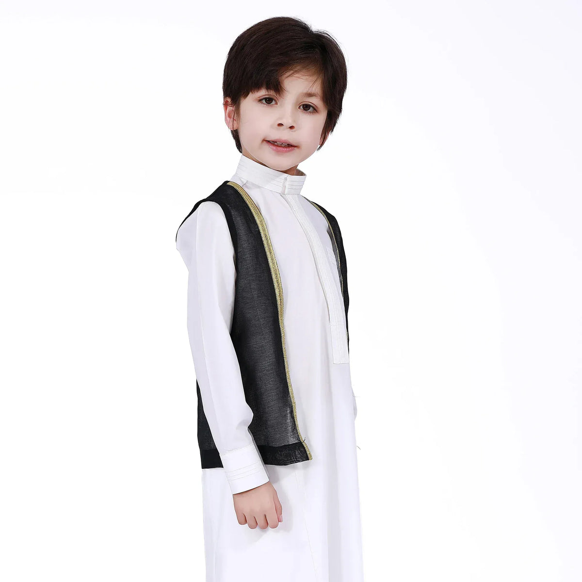 Embroidery Waistcoat For Boys Image