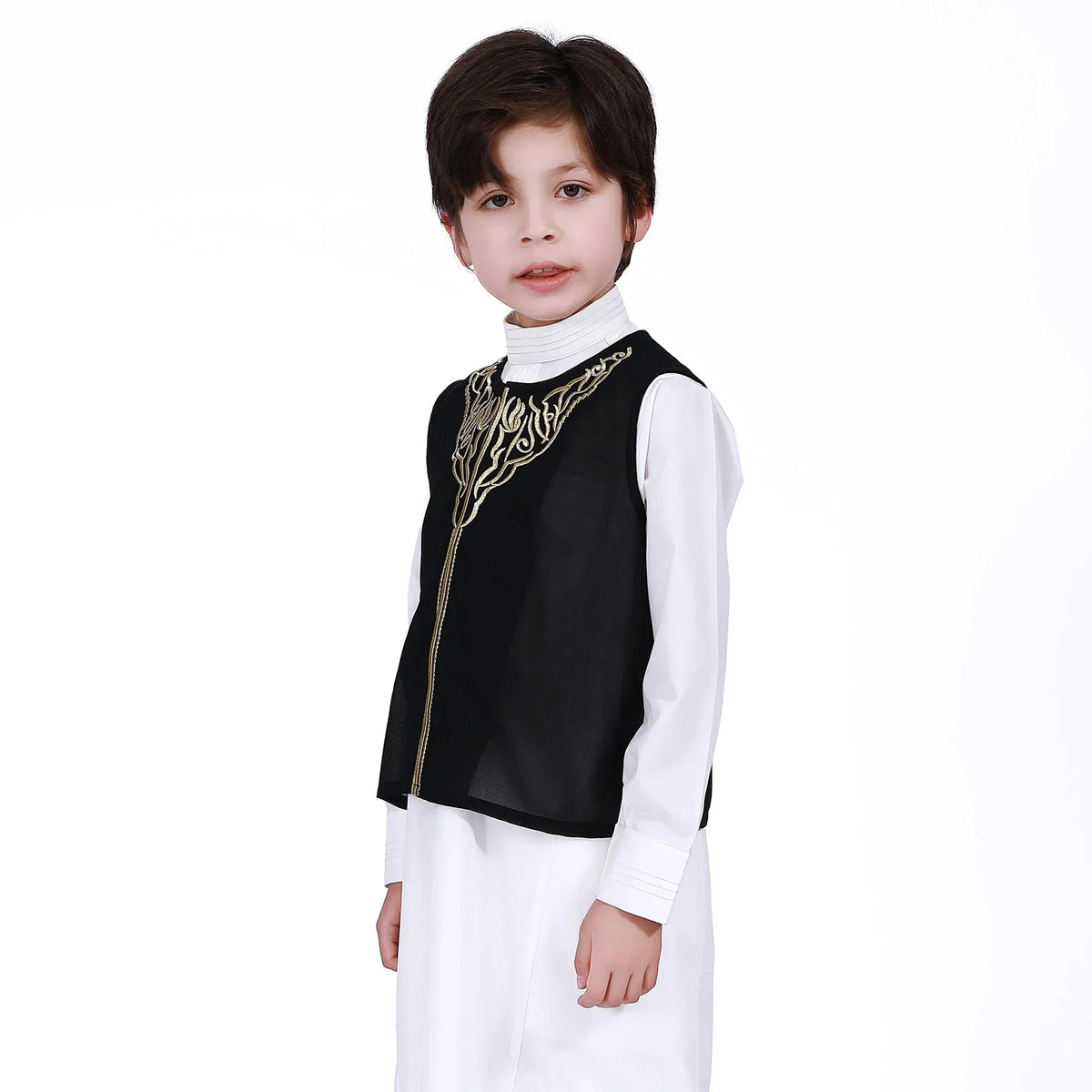 Embroidery Waistcoat For Boys Image