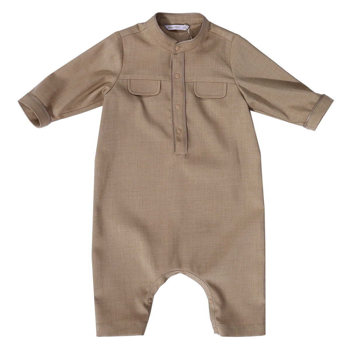 Yellow Green Embroidery Romper for Baby boy Image