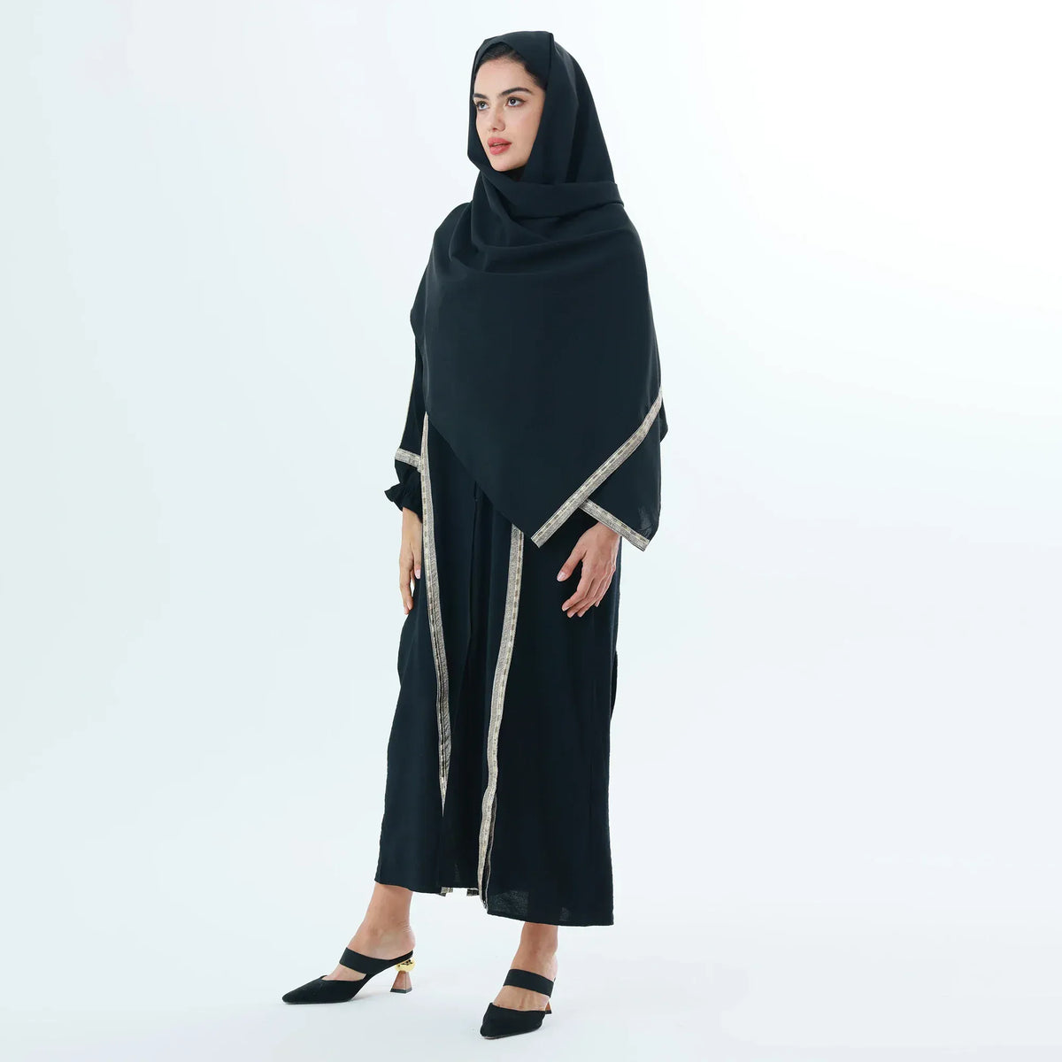Embroidery Arabic Abaya For Women Image