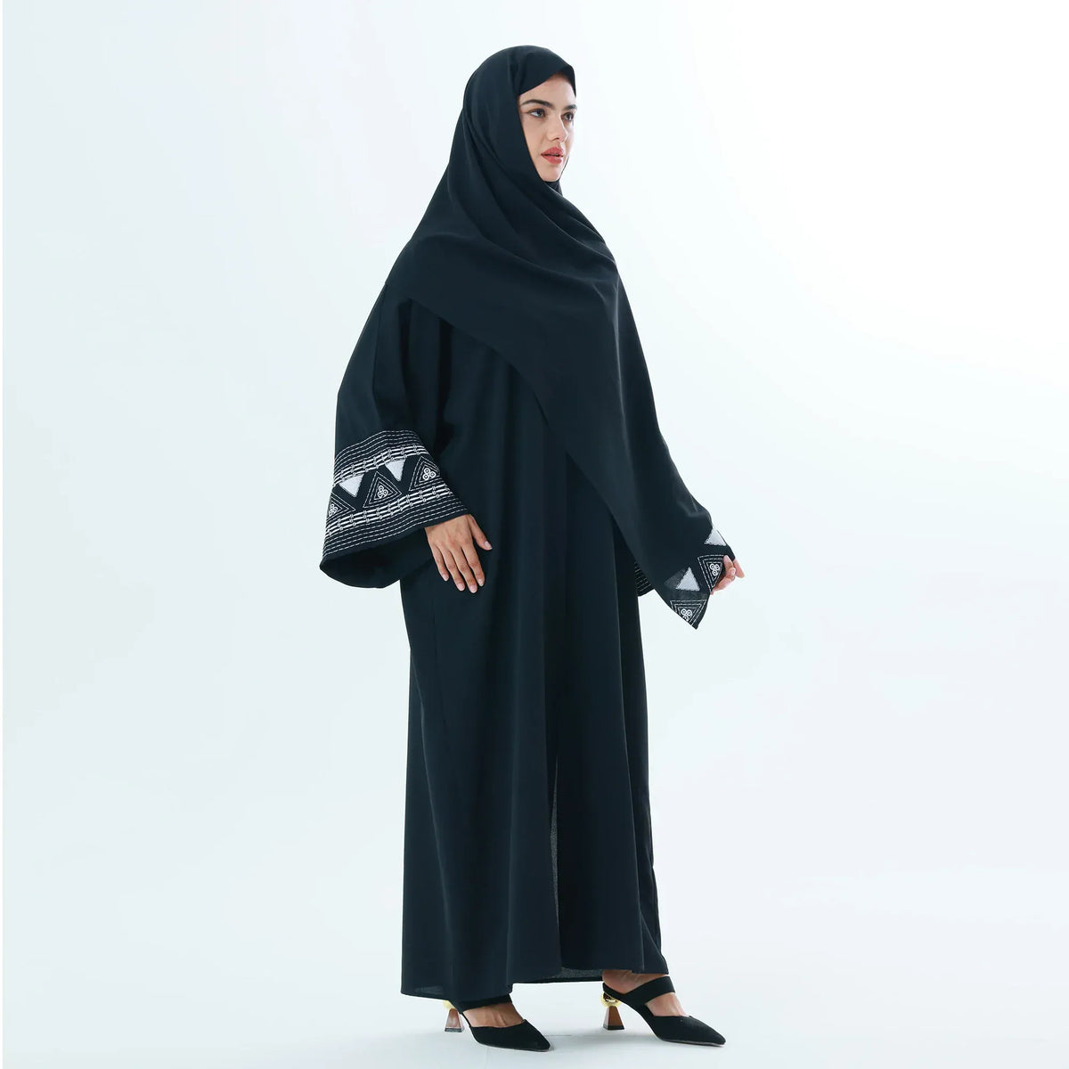 Embroidery Arabic Abaya For Women Image