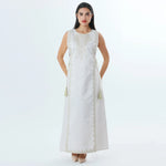 Beige Embroidery Arabic Galabia For Women Image