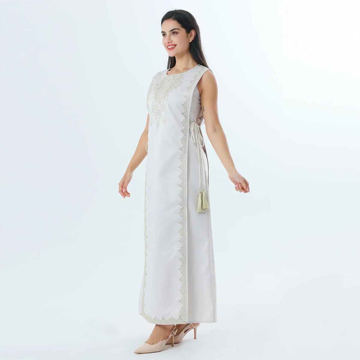 Embroidery Arabic Galabia For Women Image