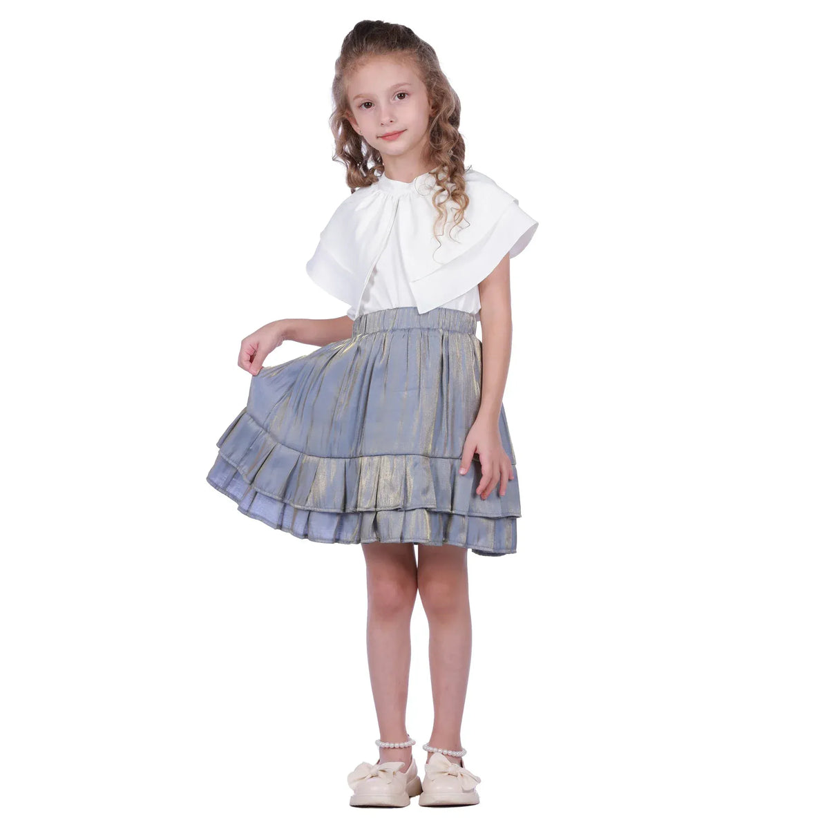 Plain Formal Blouse For Girls Image