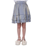Blue Purple Prominent Skin Formal Skirt For Girls Image