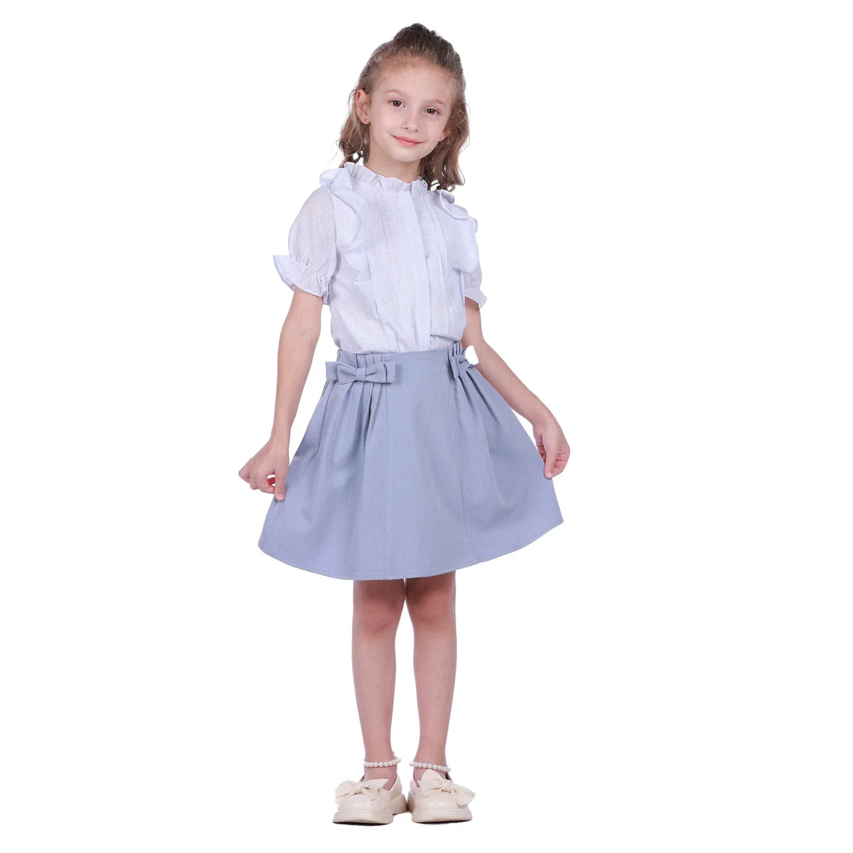 Checked Formal Shirt For Girls Image