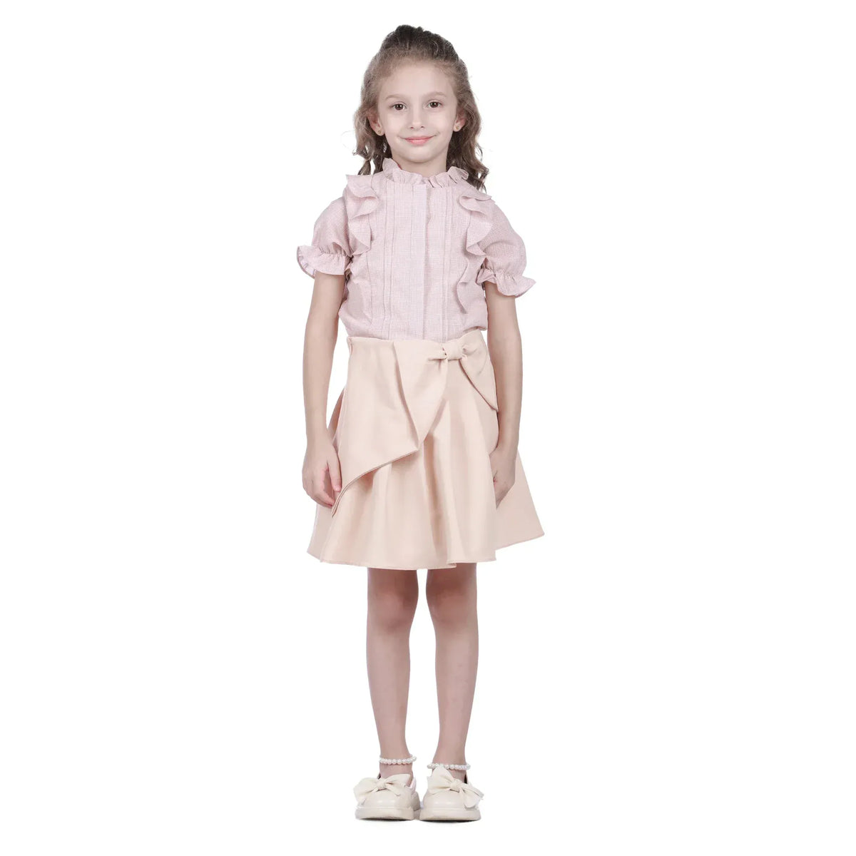 Checked Formal Shirt For Girls Image