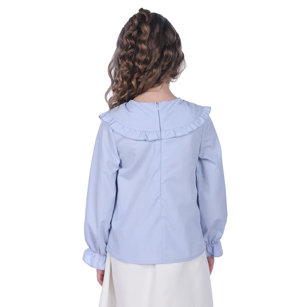 Plain Formal Blouse For Girls Image