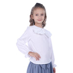 Plain Formal Blouse For Girls Image