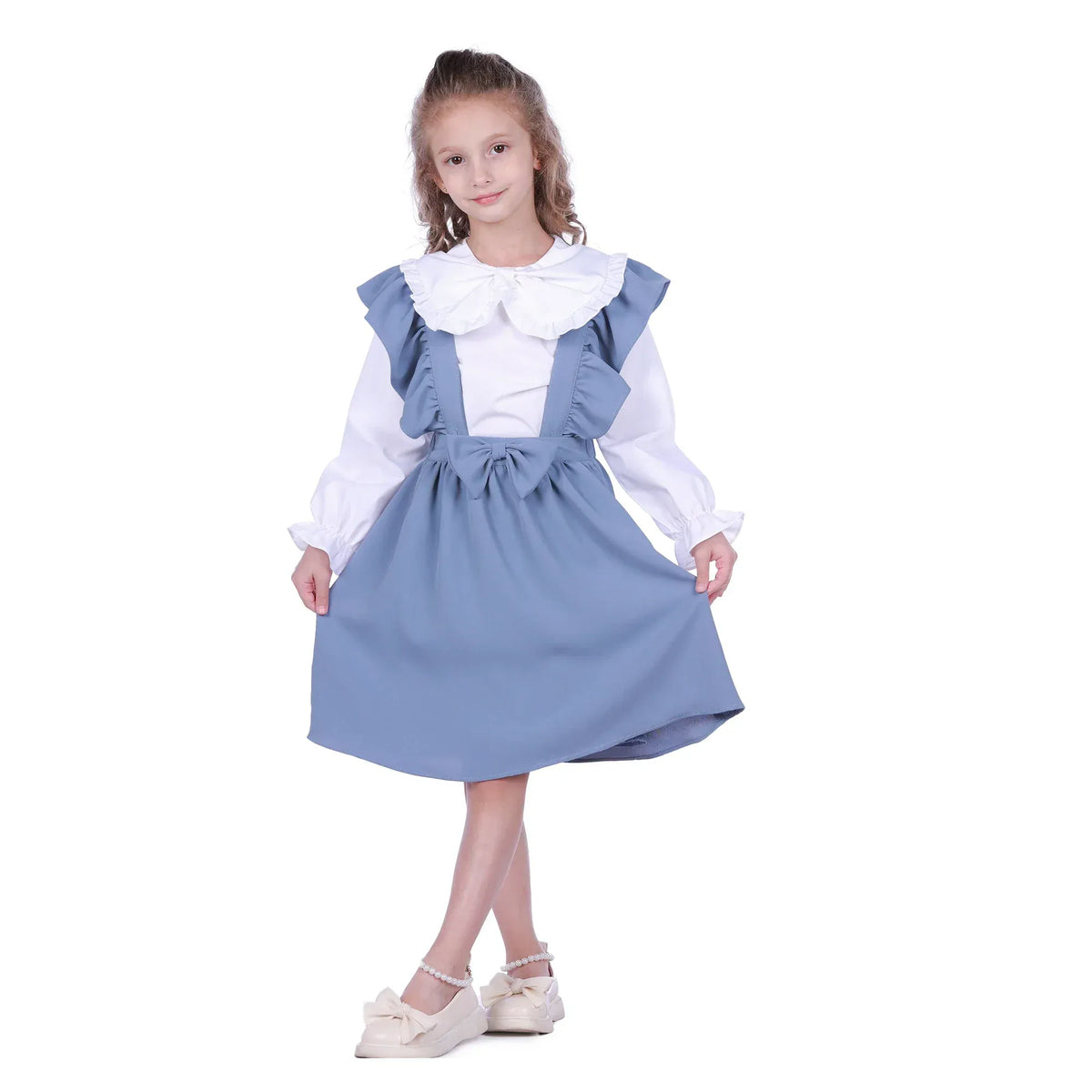 Plain Formal Skirt For Girls Image