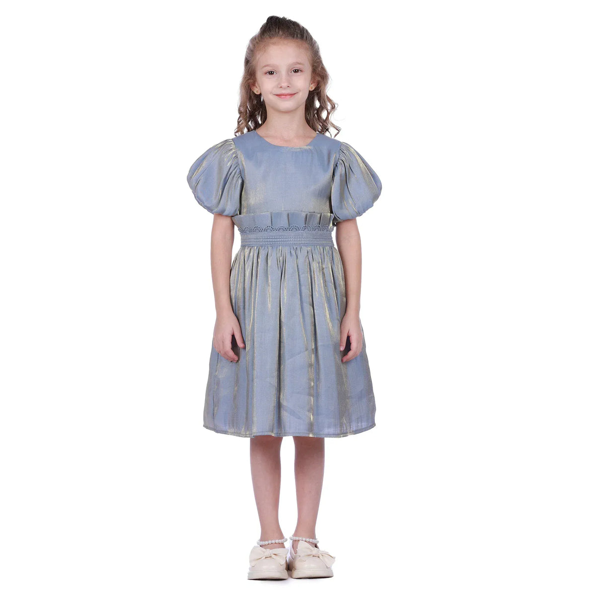 Blue Purple Prominent Skin Formal Dress For Girls Image