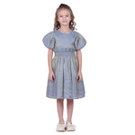 Blue Purple Prominent Skin Formal Dress For Girls Image