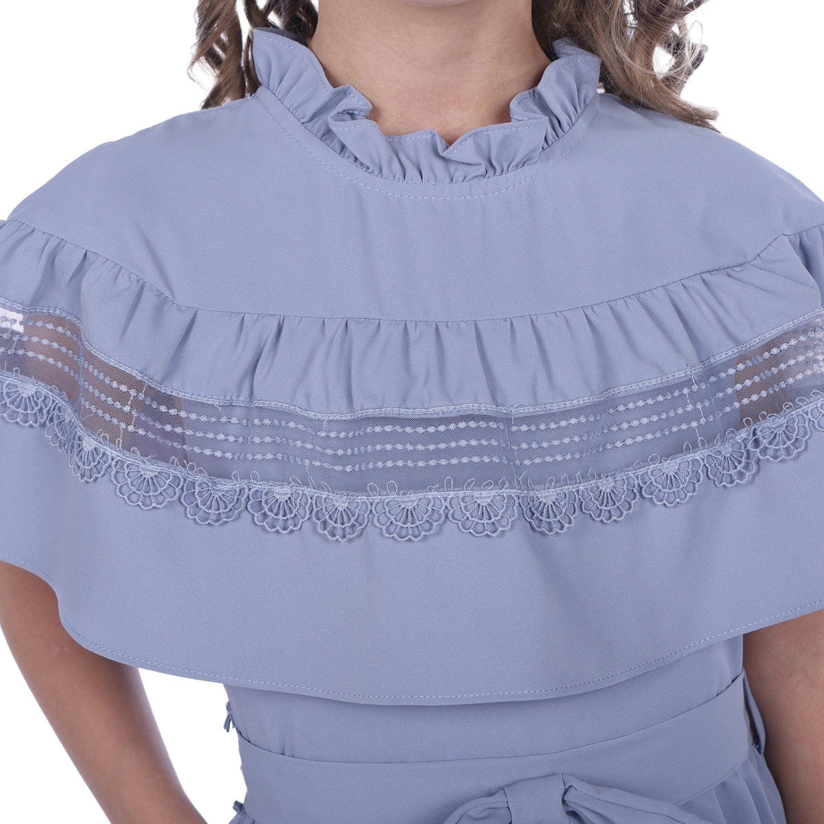 Floral Formal Dress For Girls Image