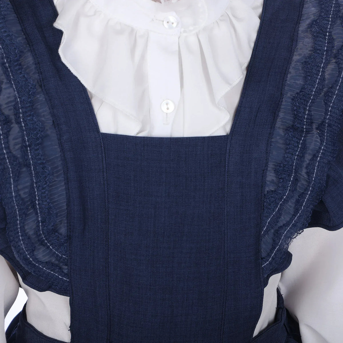 Embroidery Formal Dress For Girls Image