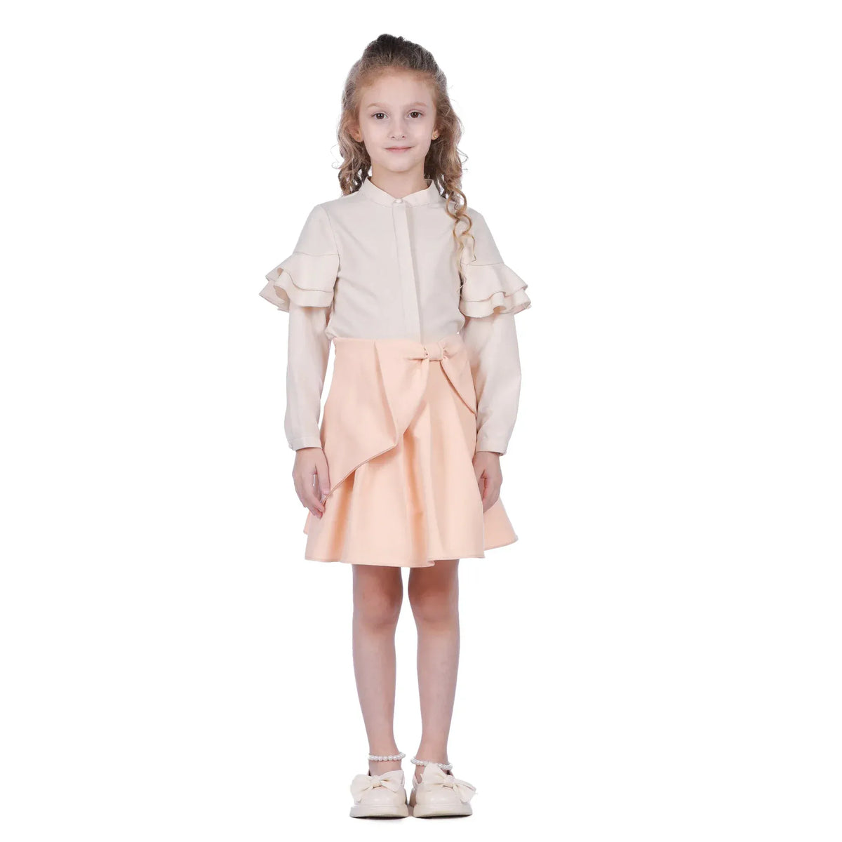 Plain Formal Skirt For Girls Image