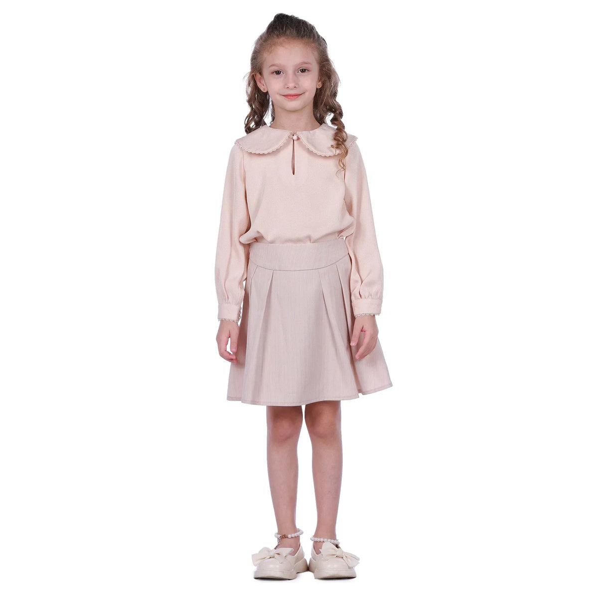 Plain Formal Skirt For Girls Image