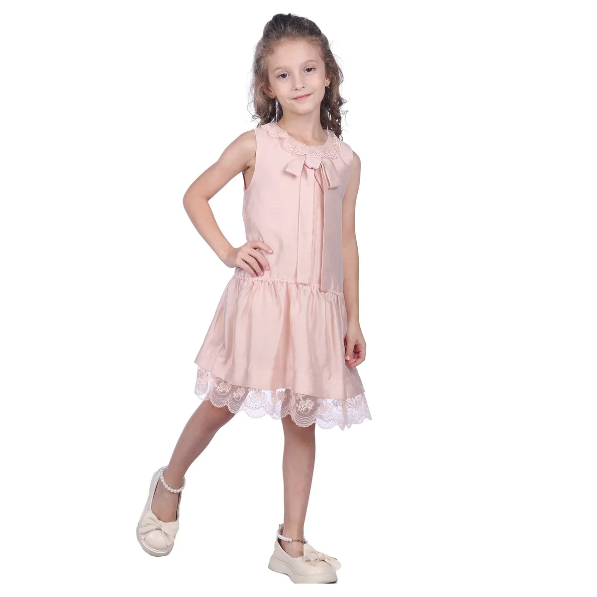 Floral Formal Dress For Girls Image