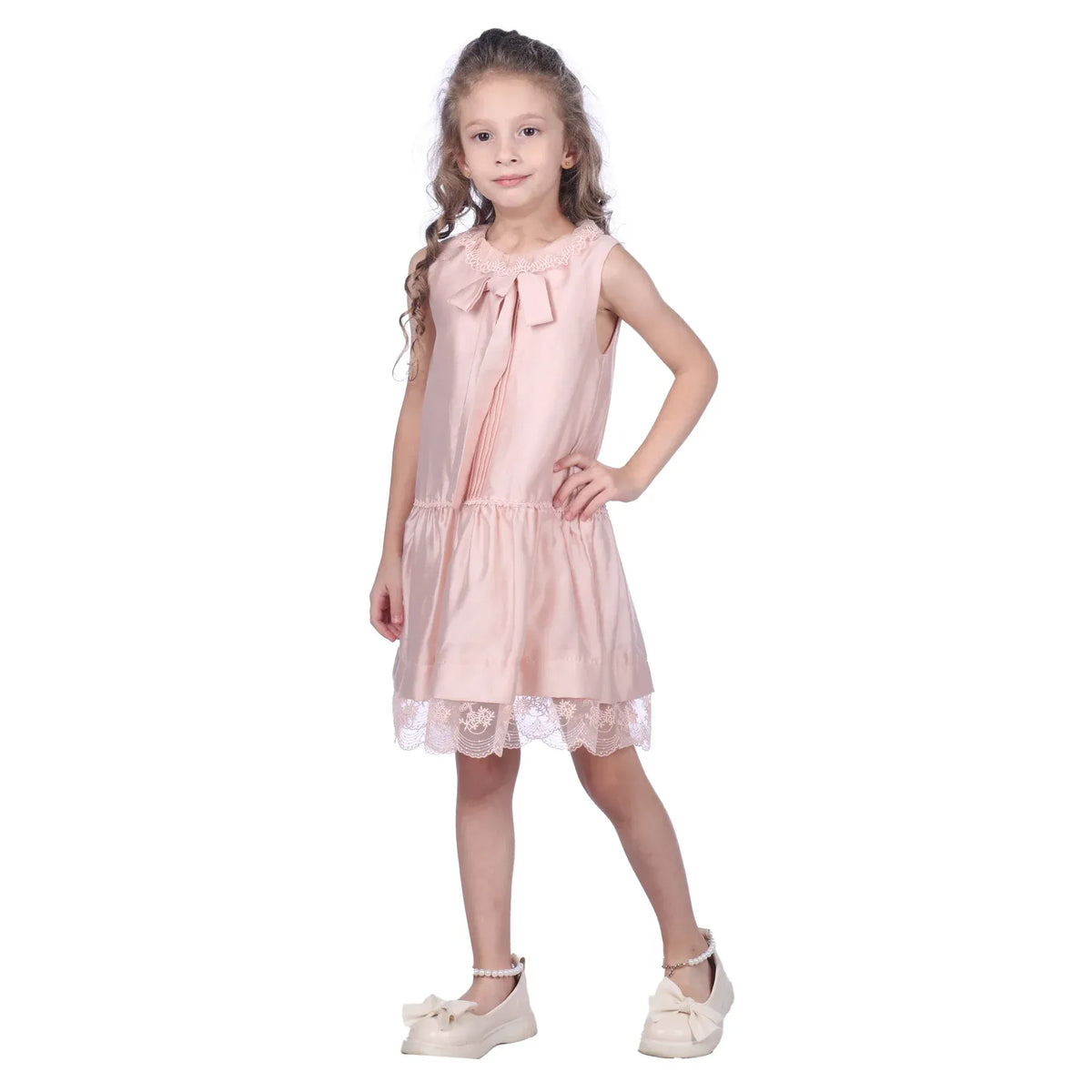 Floral Formal Dress For Girls Image