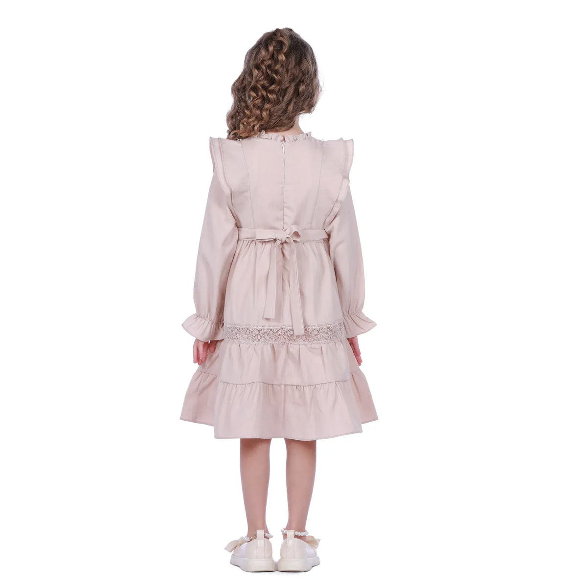 Embroidery Formal Dress For Girls Image