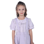 Light Purple Floral Formal Blouse For Girls Image