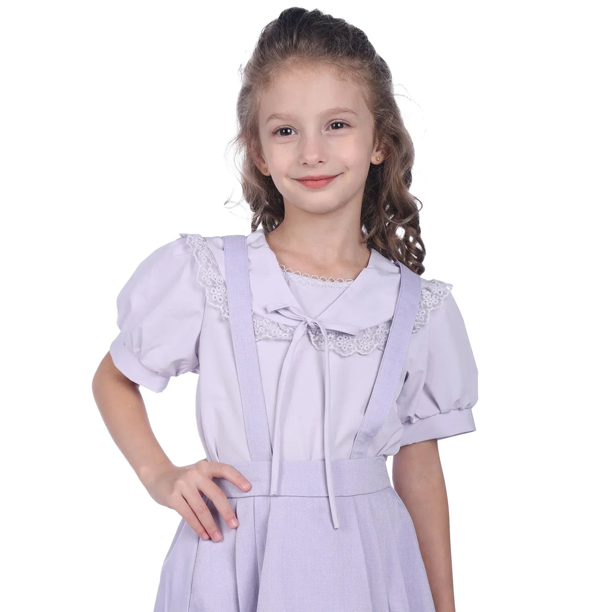 Floral Formal Blouse For Girls Image