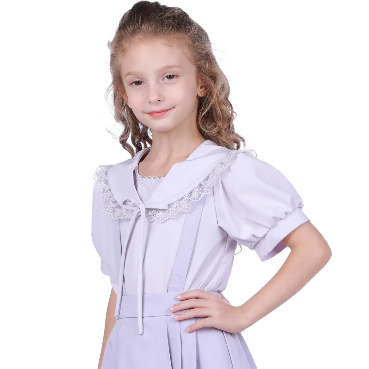 Floral Formal Blouse For Girls Image