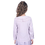 Laced Formal Shirt For Girls Image