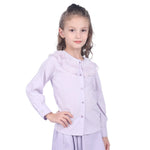 Laced Formal Shirt For Girls Image