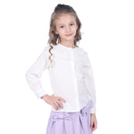 Laced Formal Shirt For Girls Image