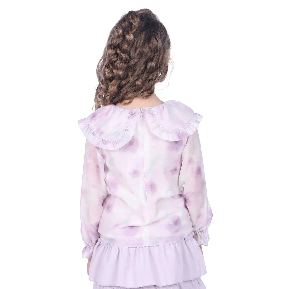 Floral Formal Blouse For Girls Image