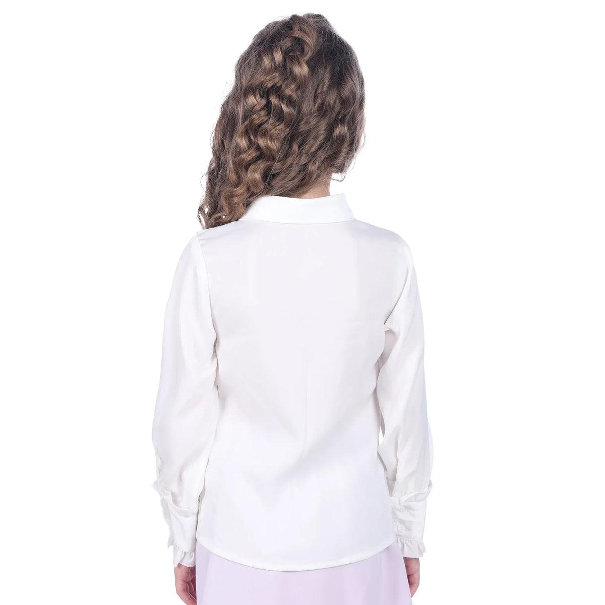 Plain Formal Shirt For Girls Image