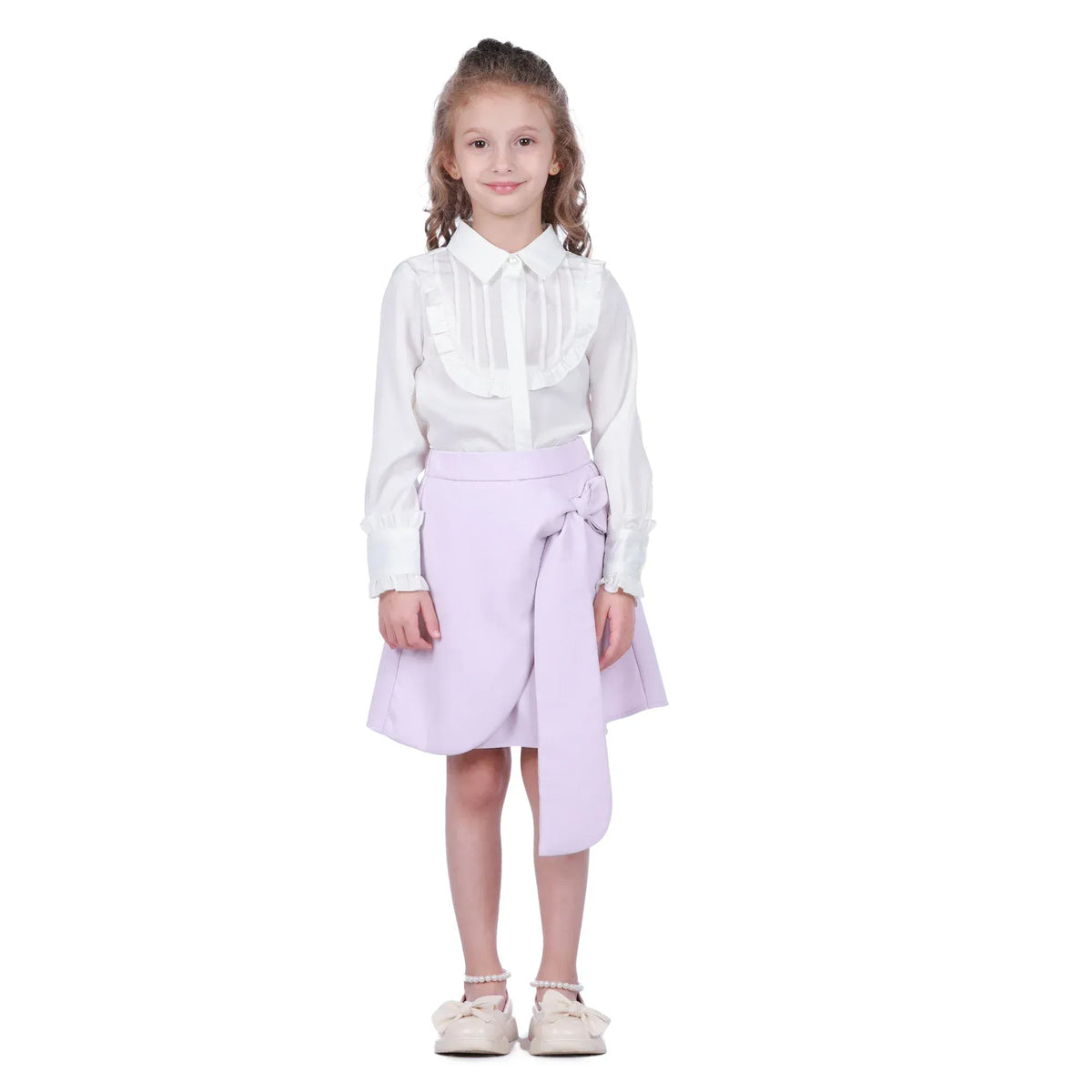 Plain Formal Skirt For Girls Image