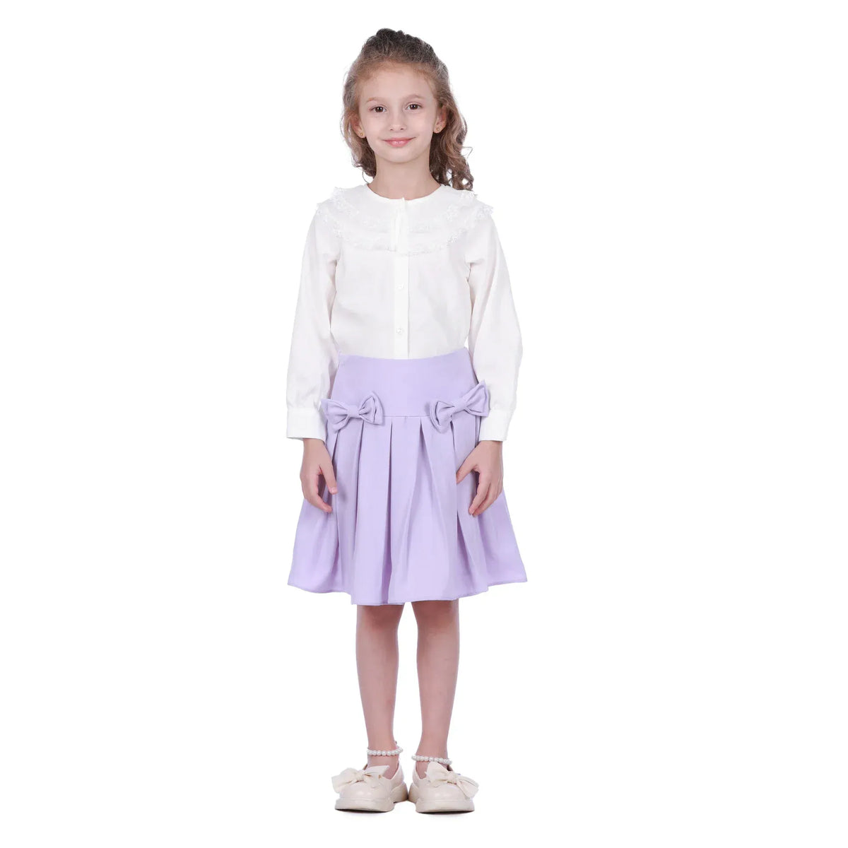 Plain Formal Skirt For Girls Image