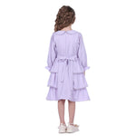 Embroidery Formal Dress For Girls Image