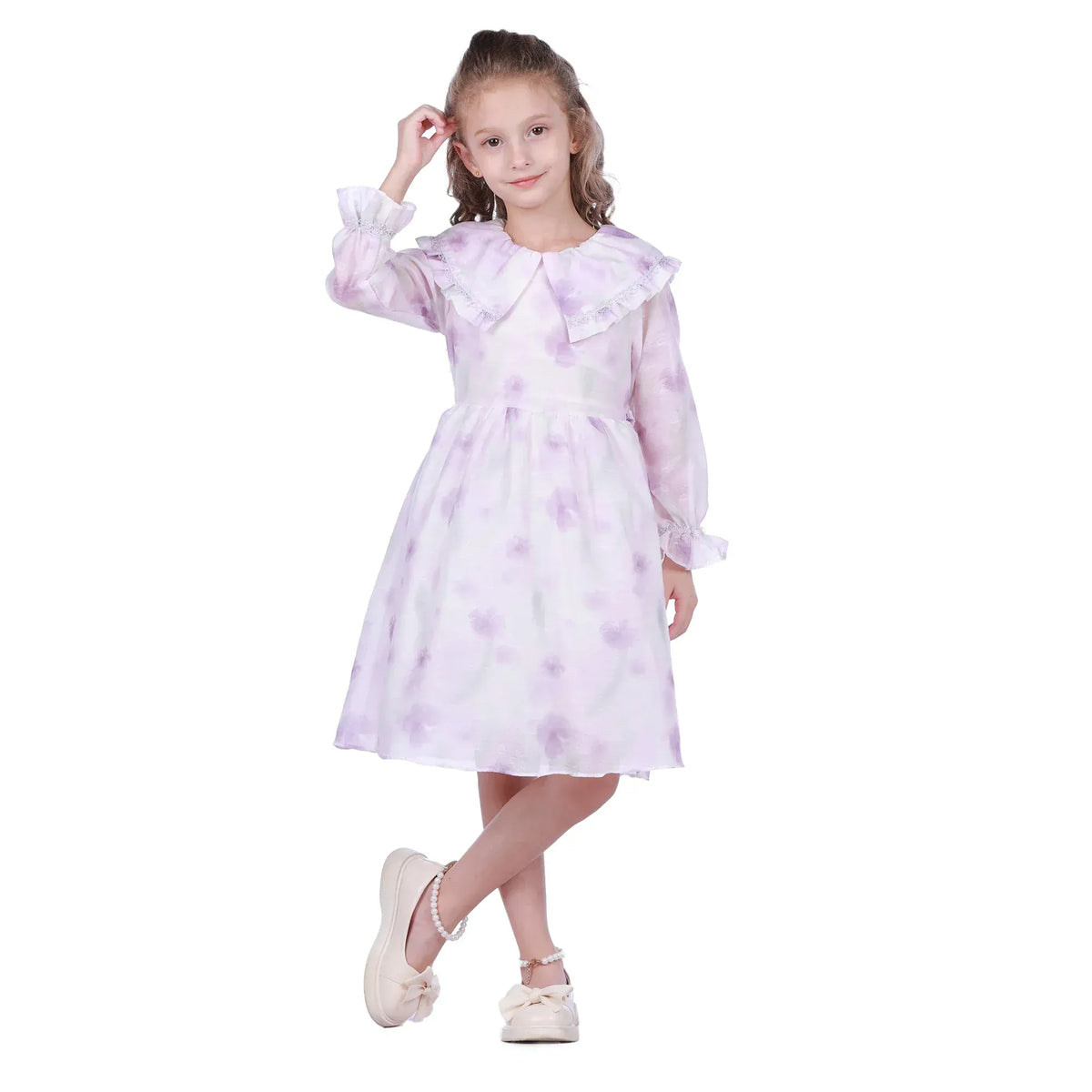 Floral Formal Dress For Girls Image