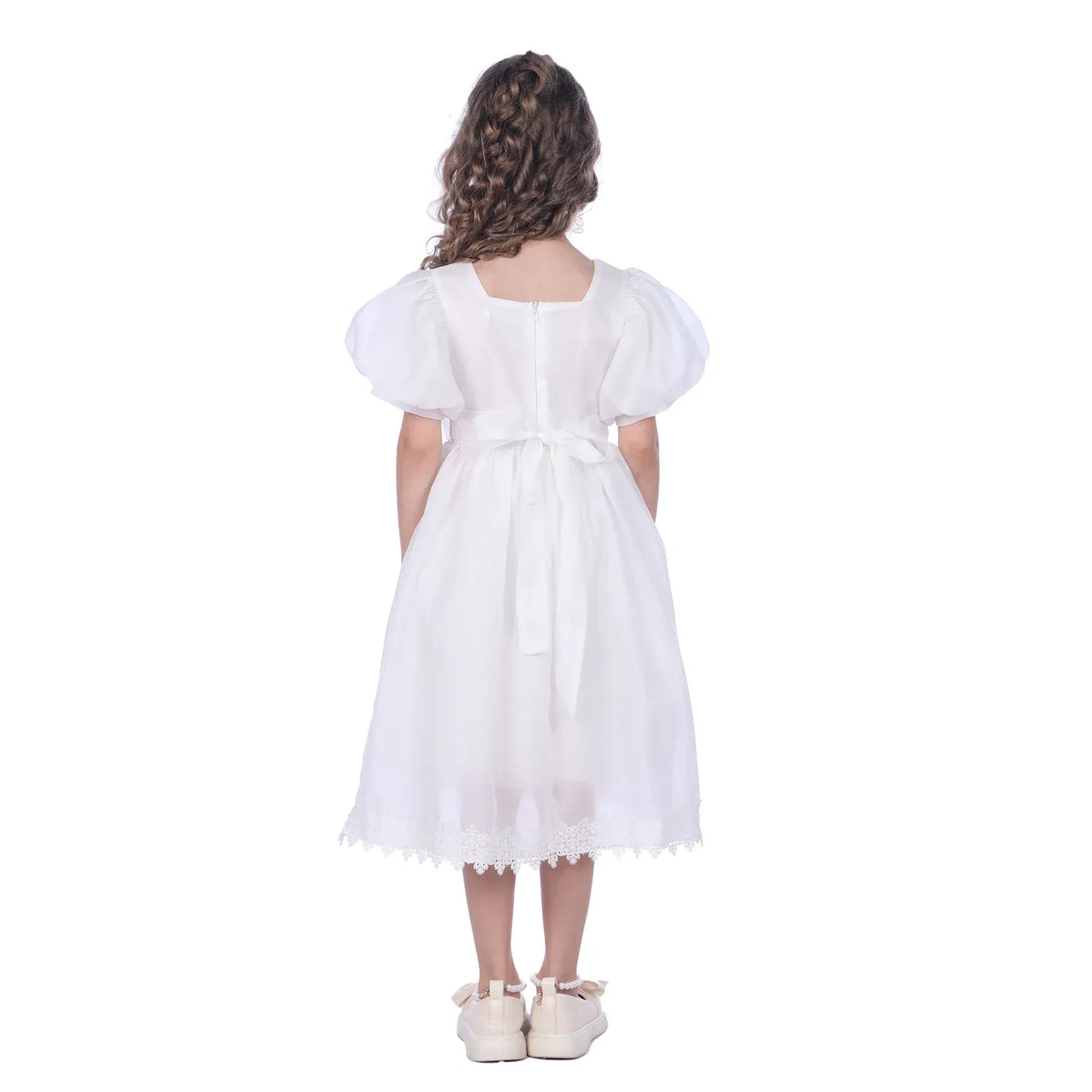 Laced Facny Dress for Girls Image