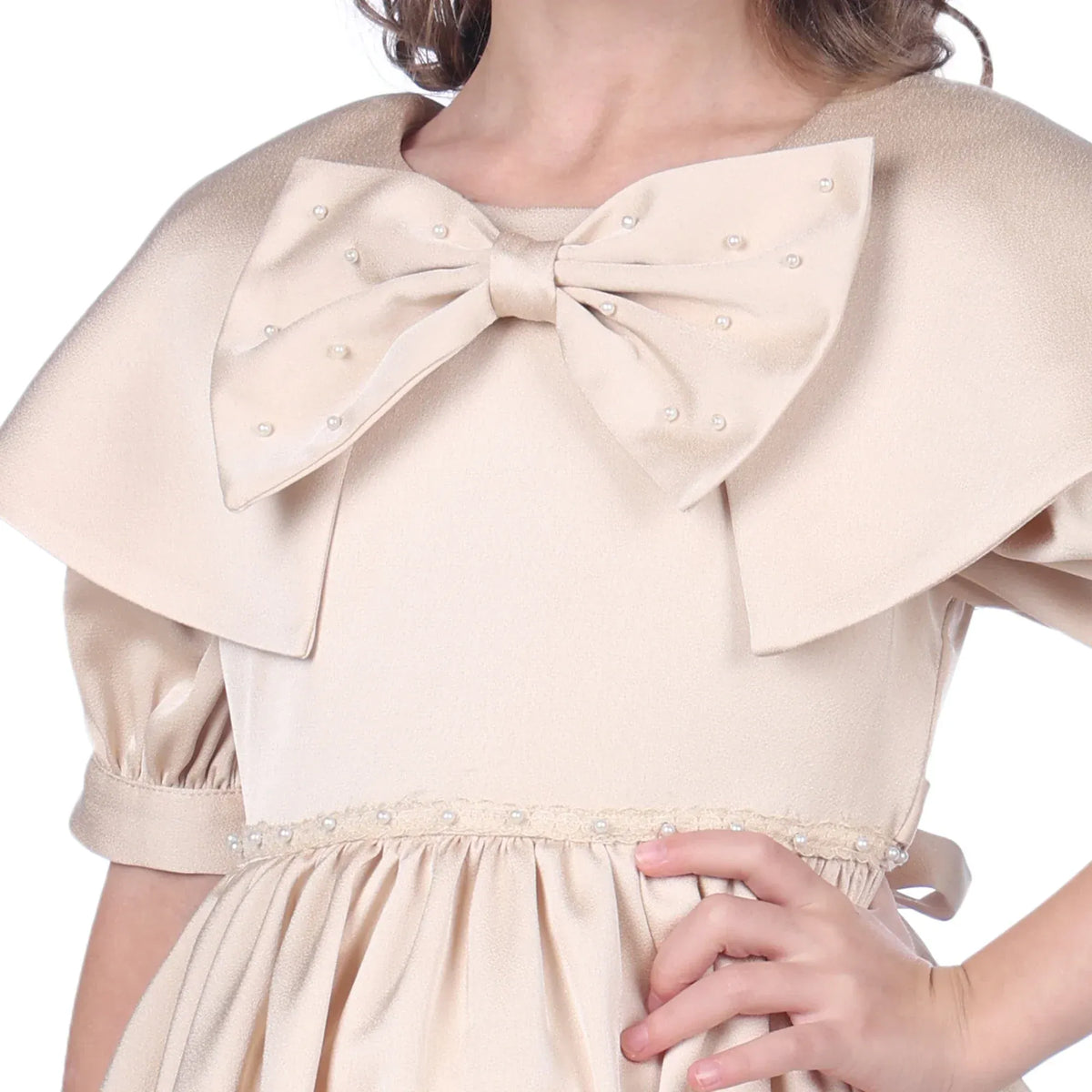 Beaded Facny Dress for Girls Image