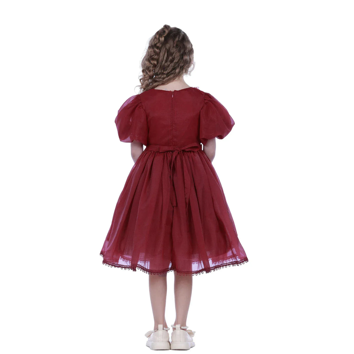 Floral Facny Dress for Girls Image
