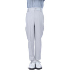 Light Grey Plain Formal Pants For Boys Image