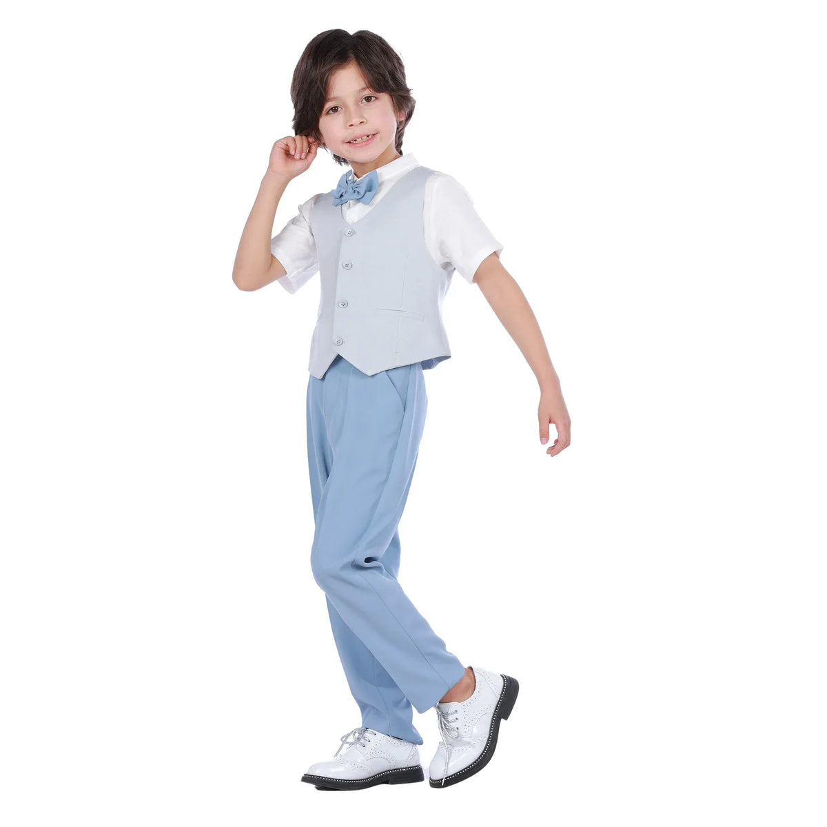 Plain Formal Shirt For Boys Image