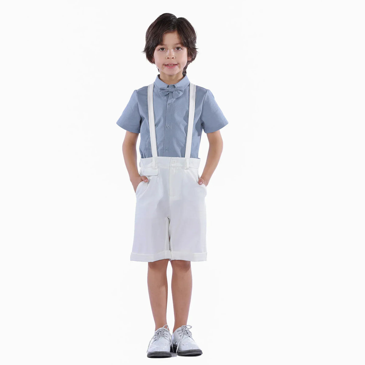 Plain Formal Shirt For Boys Image