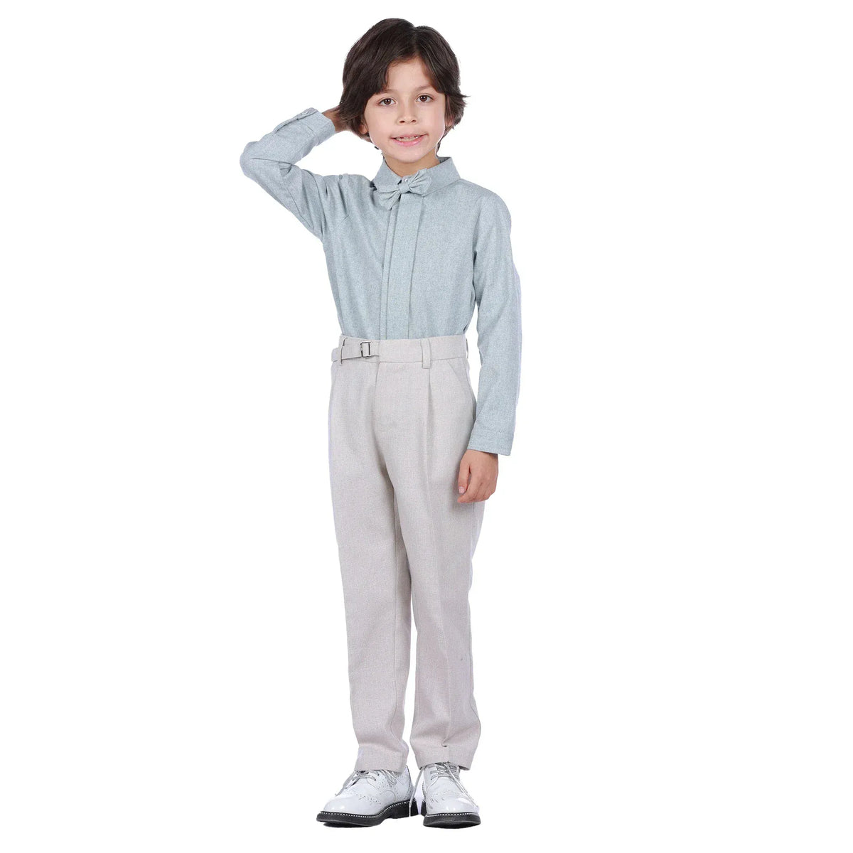 Solid Formal Shirt For Boys Image