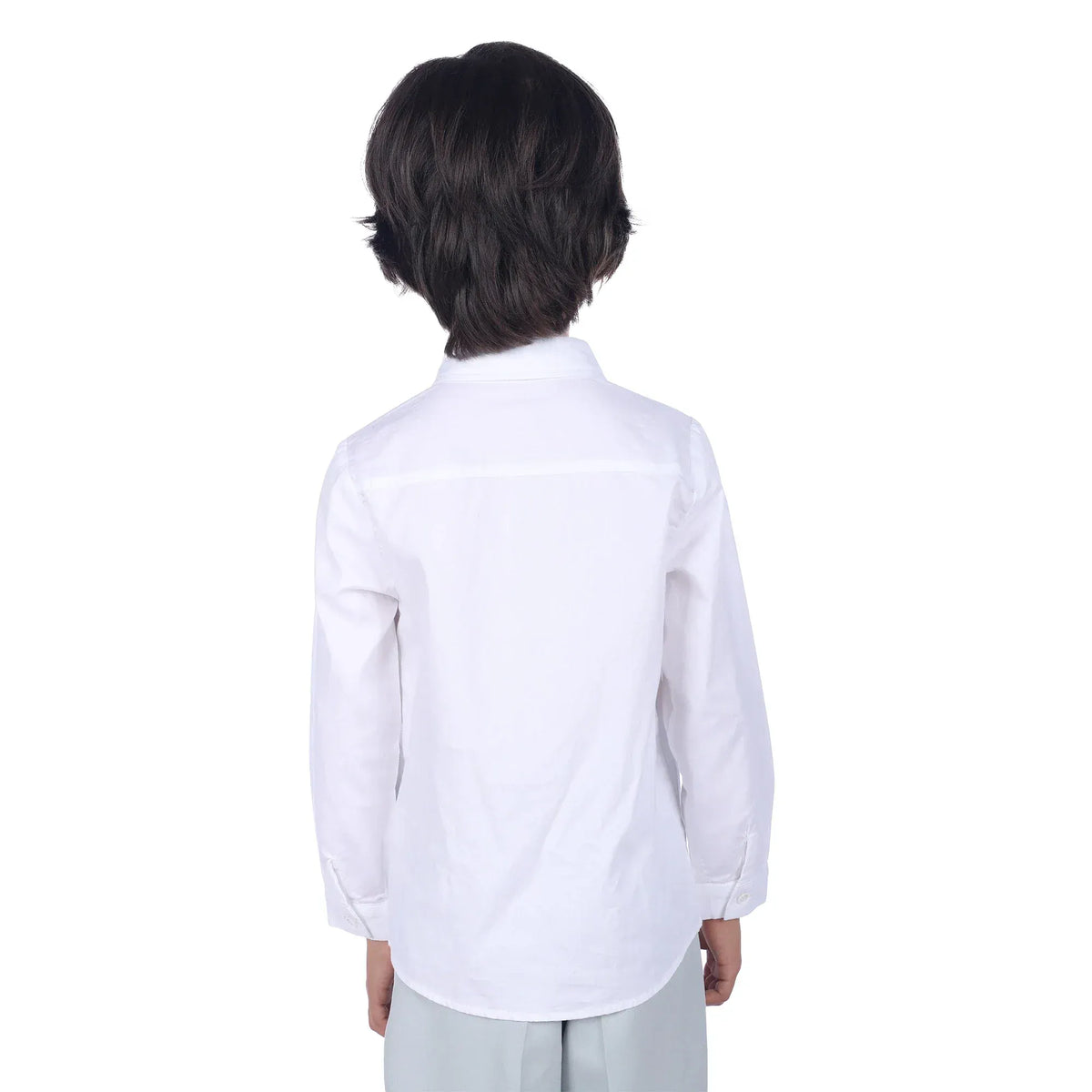 Plain Formal Shirt For Boys Image