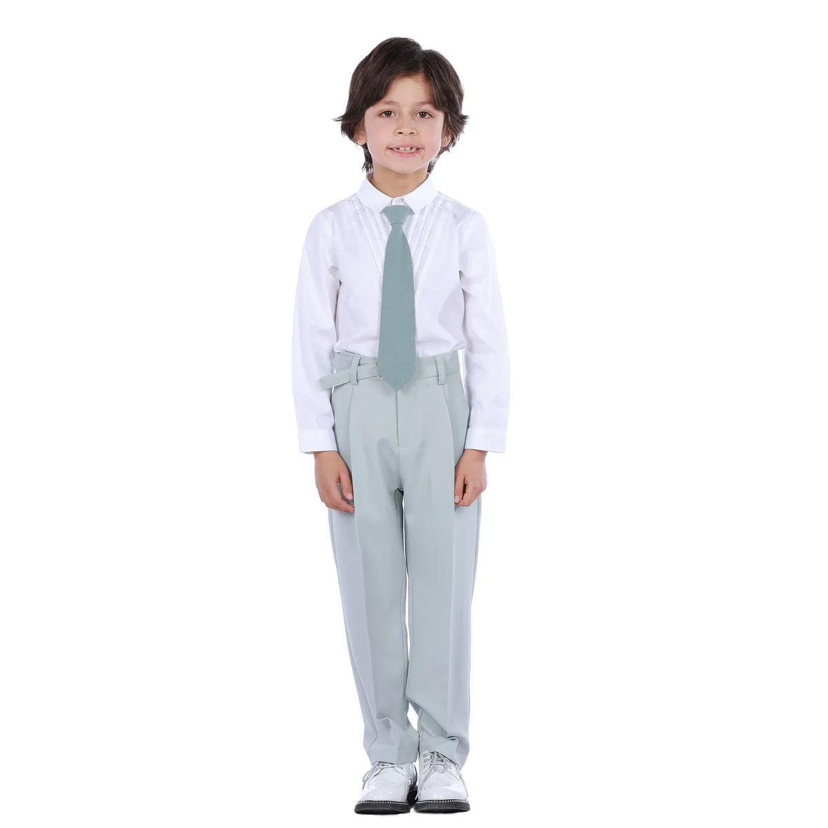 Plain Formal Shirt For Boys Image