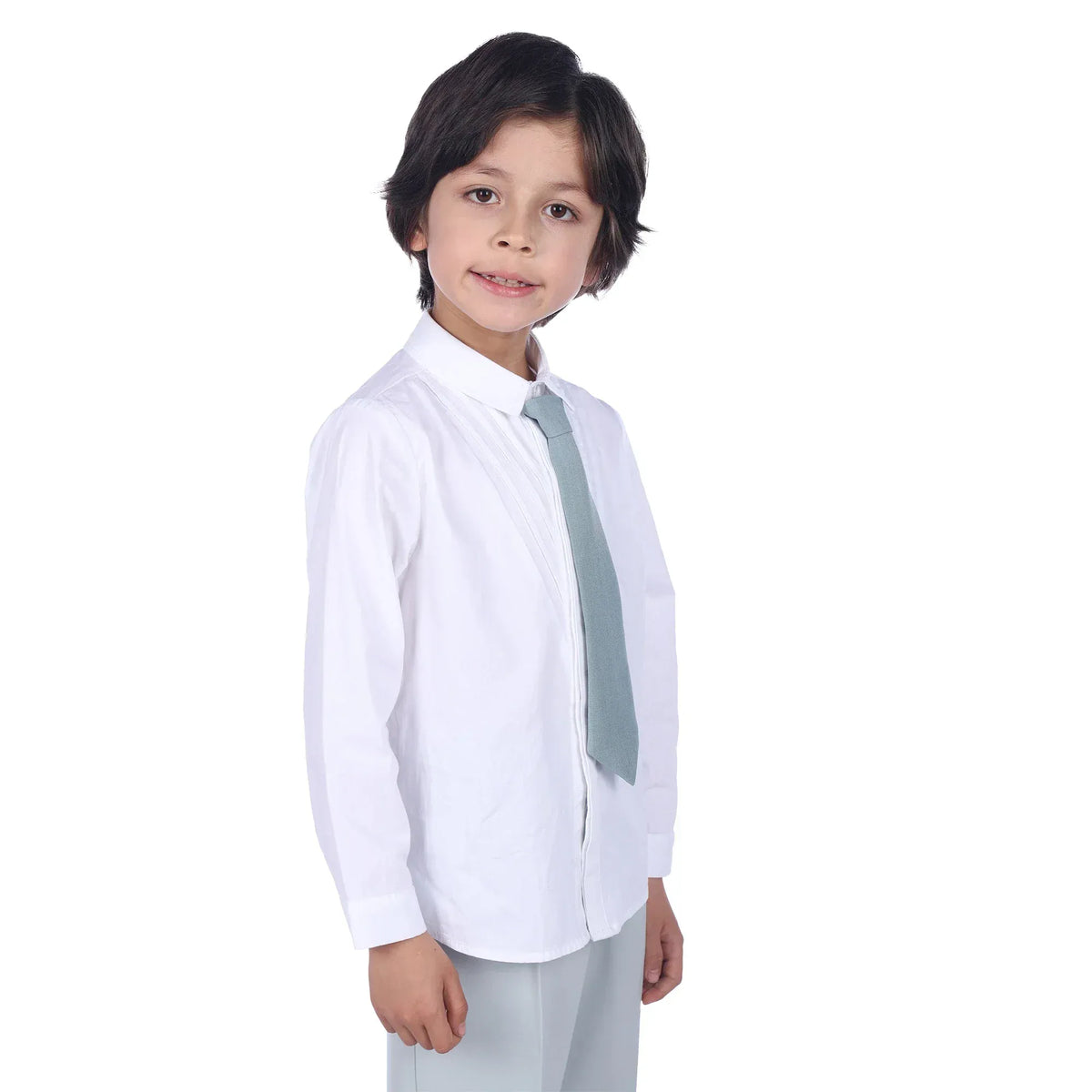 Plain Formal Shirt For Boys Image