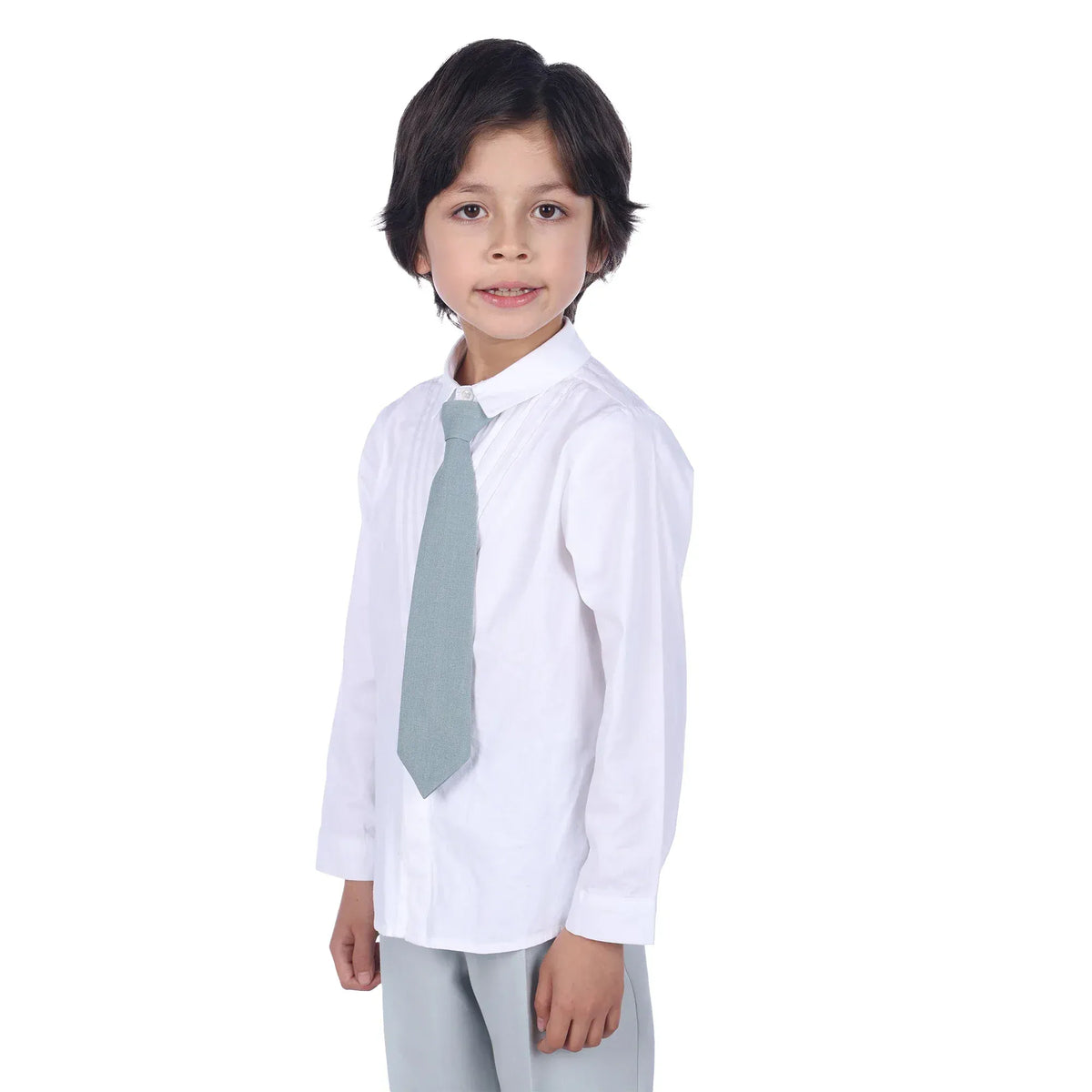 Plain Formal Shirt For Boys Image